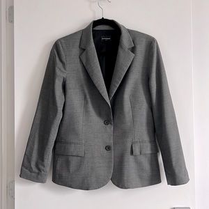 Club Monaco Classic Grey Wool 90s vintage Blazer | Tailored Fit | Size 10